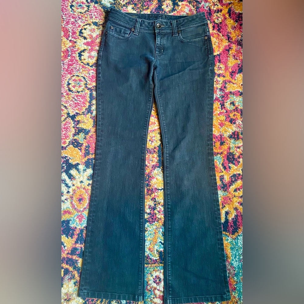 Y2K DL1961 JEANS 28 PREMIUM DENIM MILANO BOOT 4 WAY STRETCH 360 COMFORT EUC $219 - Picture 3 of 8